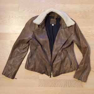 Banana Republic Leather Moto Jacket